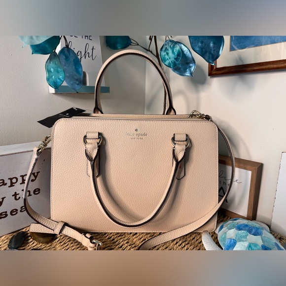 Kate spade Pebbled Leather Mulberry Street shoulder/tote & KS Box Retail… - Picture 10 of 12